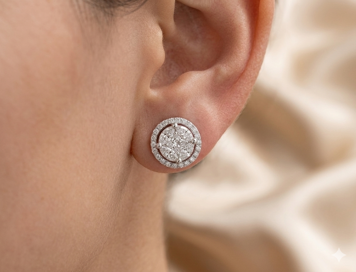 ZOEY Diamond Stud Earrings
