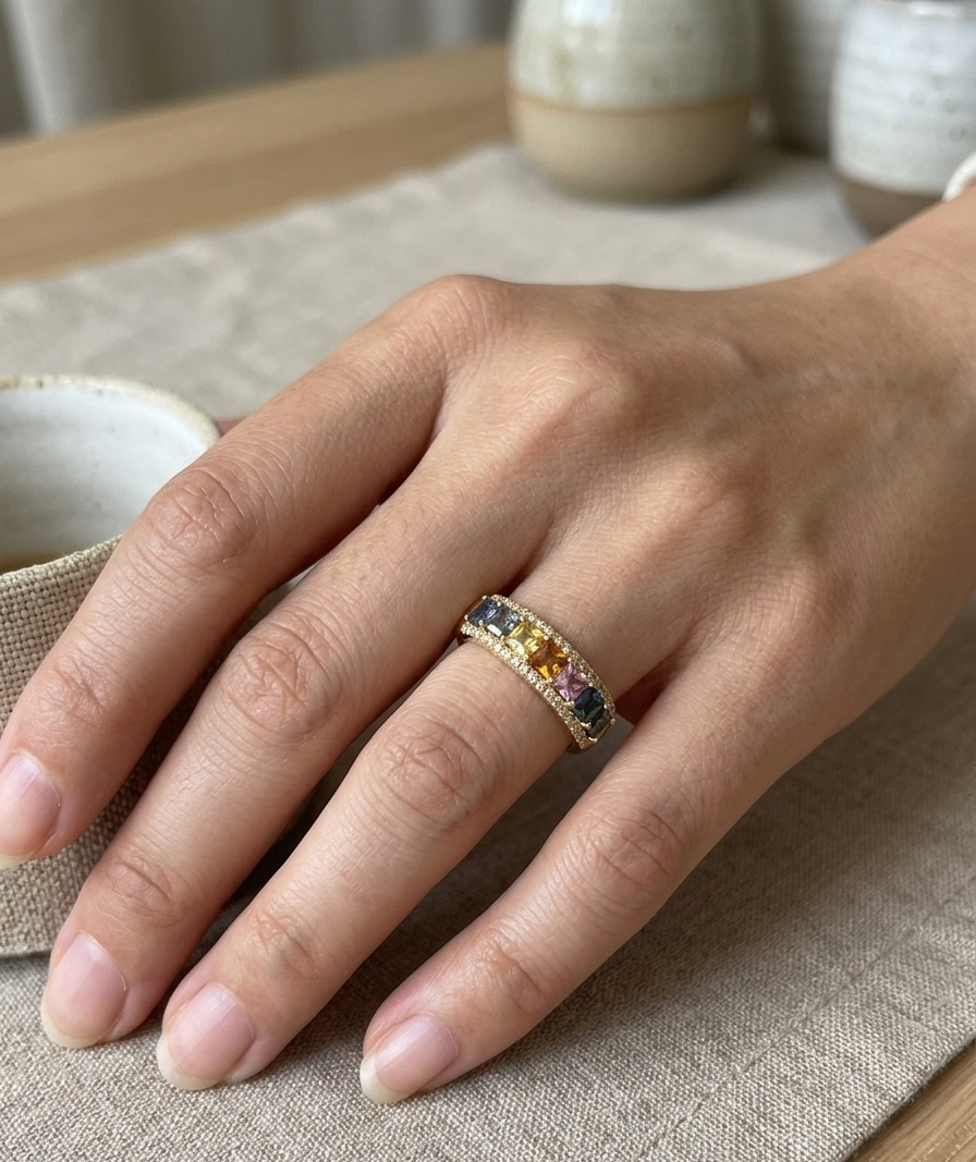 RAINBOW Multicolor ring
