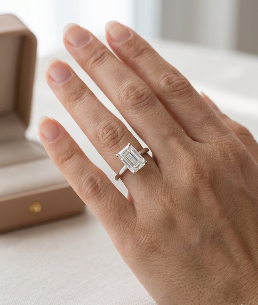 CUA Emerald Ring