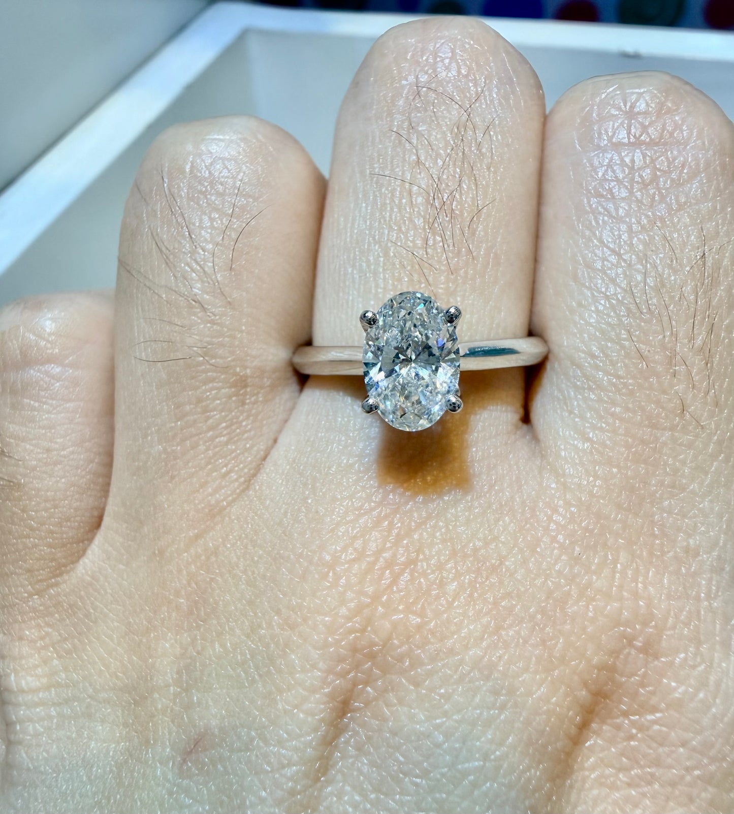 STORM Oval Diamond Ring