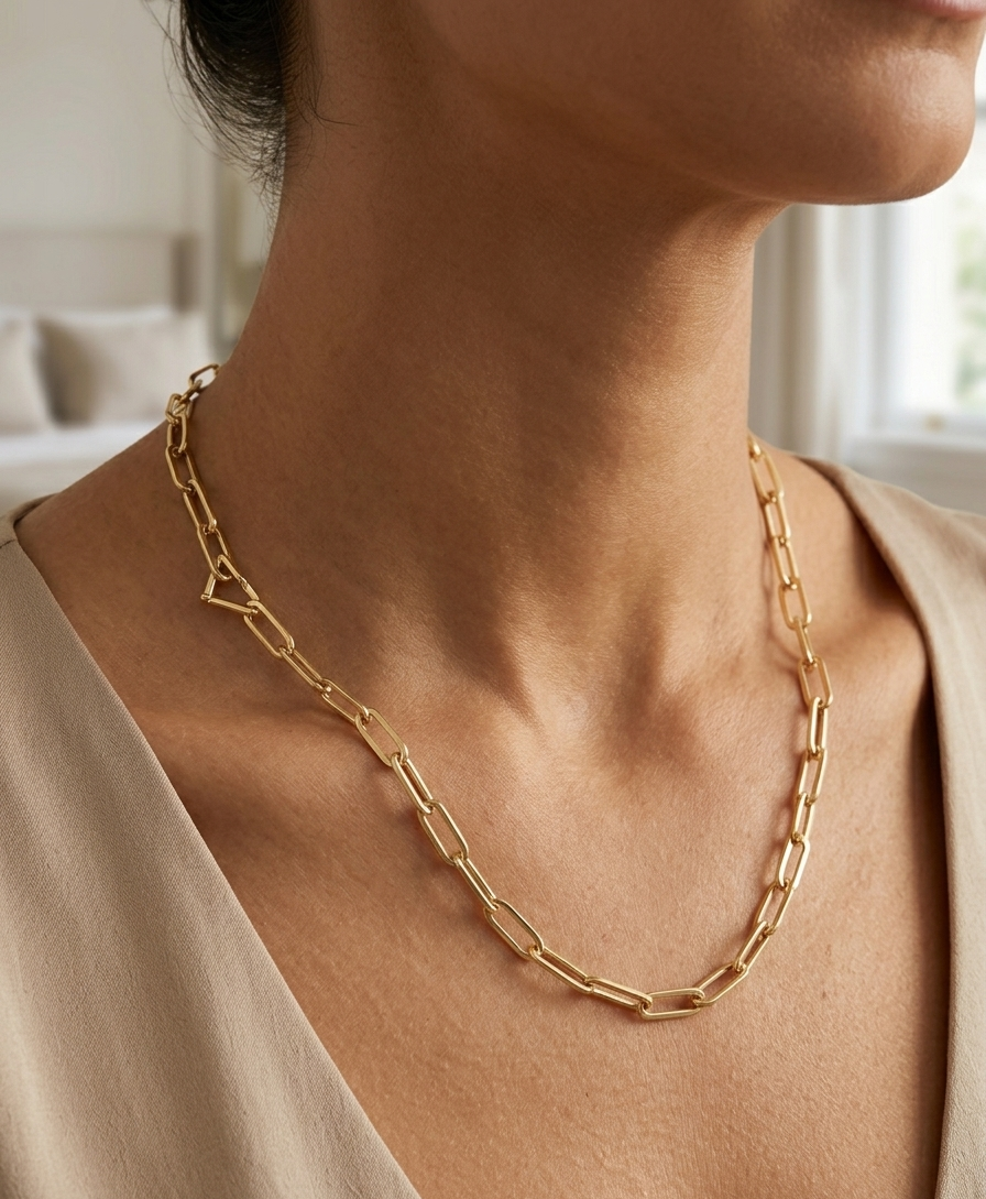 SLOANE Paperclip Necklace