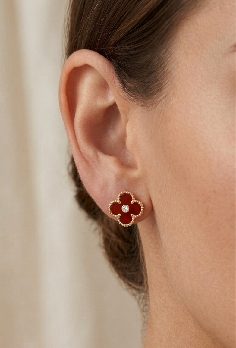 Roselle Clover Earrings