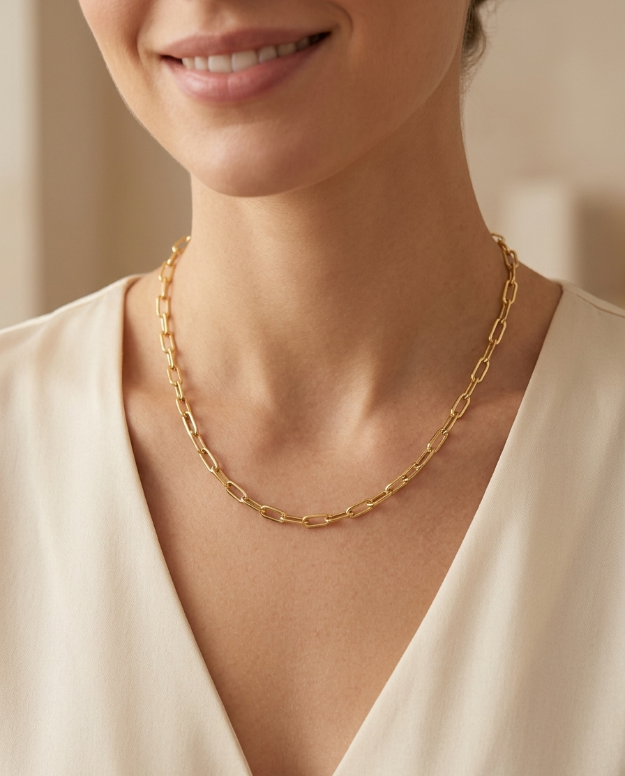 CLIX Paper Clip Necklace