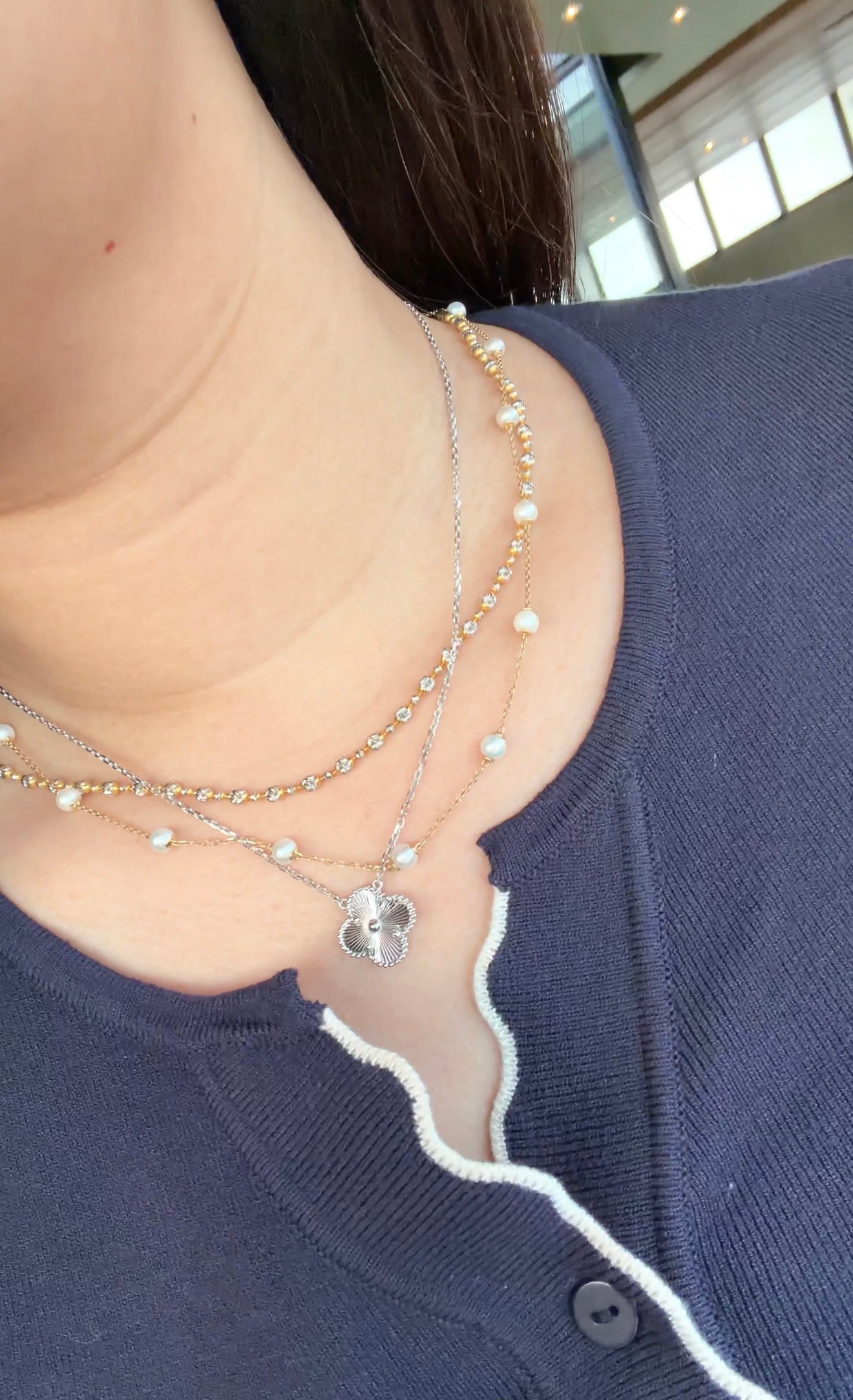 Chloe Clover Necklace