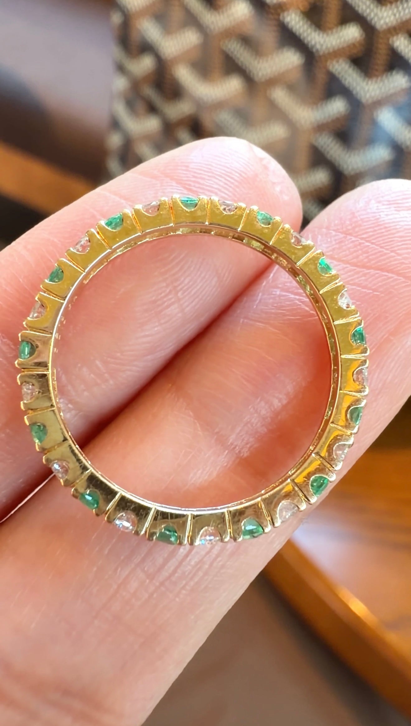 Evergreen Eternity Ring