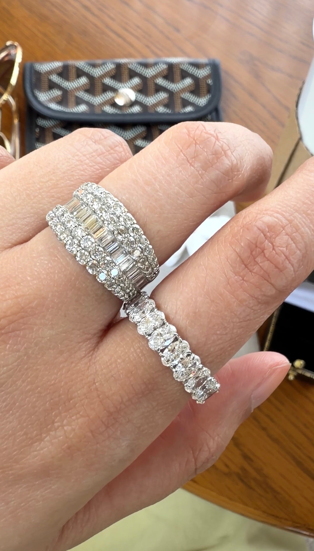 Ela Oval Diamond Eternity Ring