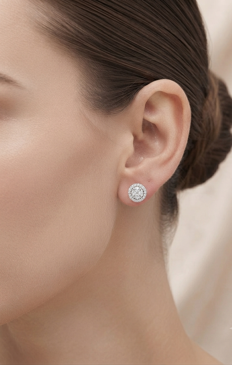 GLEA Halo Stud Earrings