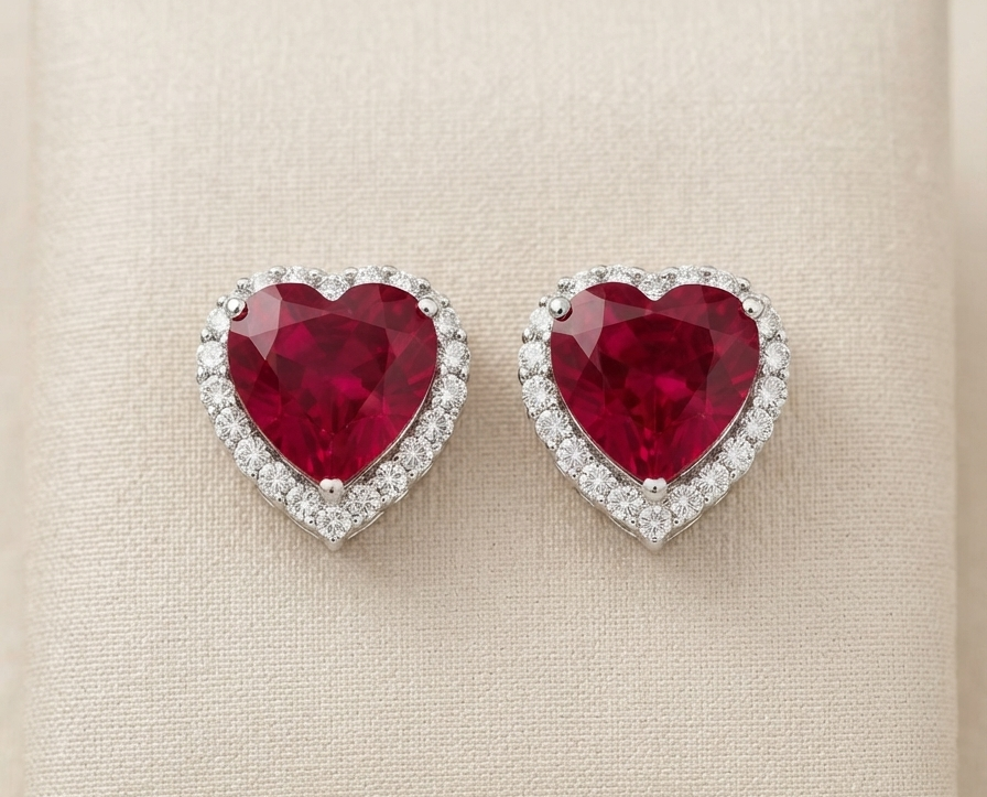 AMORA Heart Earrings