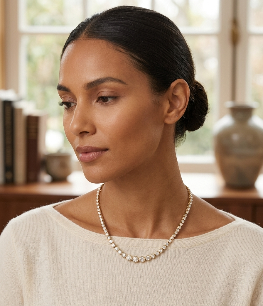 ADELLE Tennis Necklace