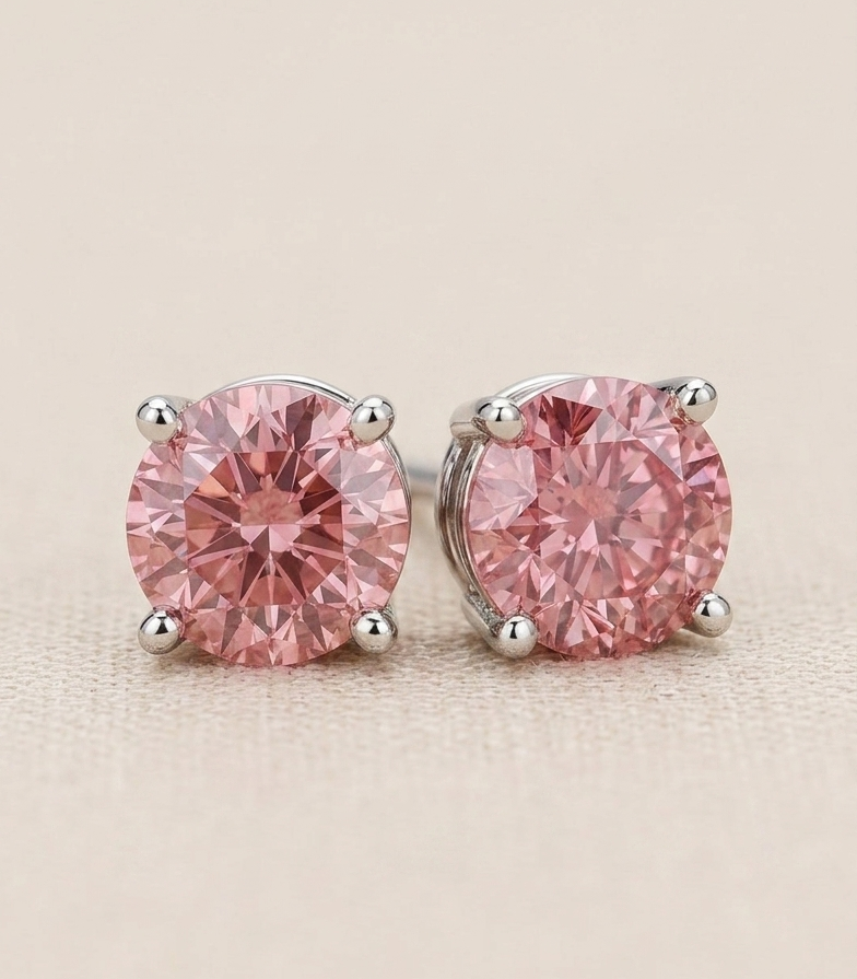 SASA Pink Diamond Earrings