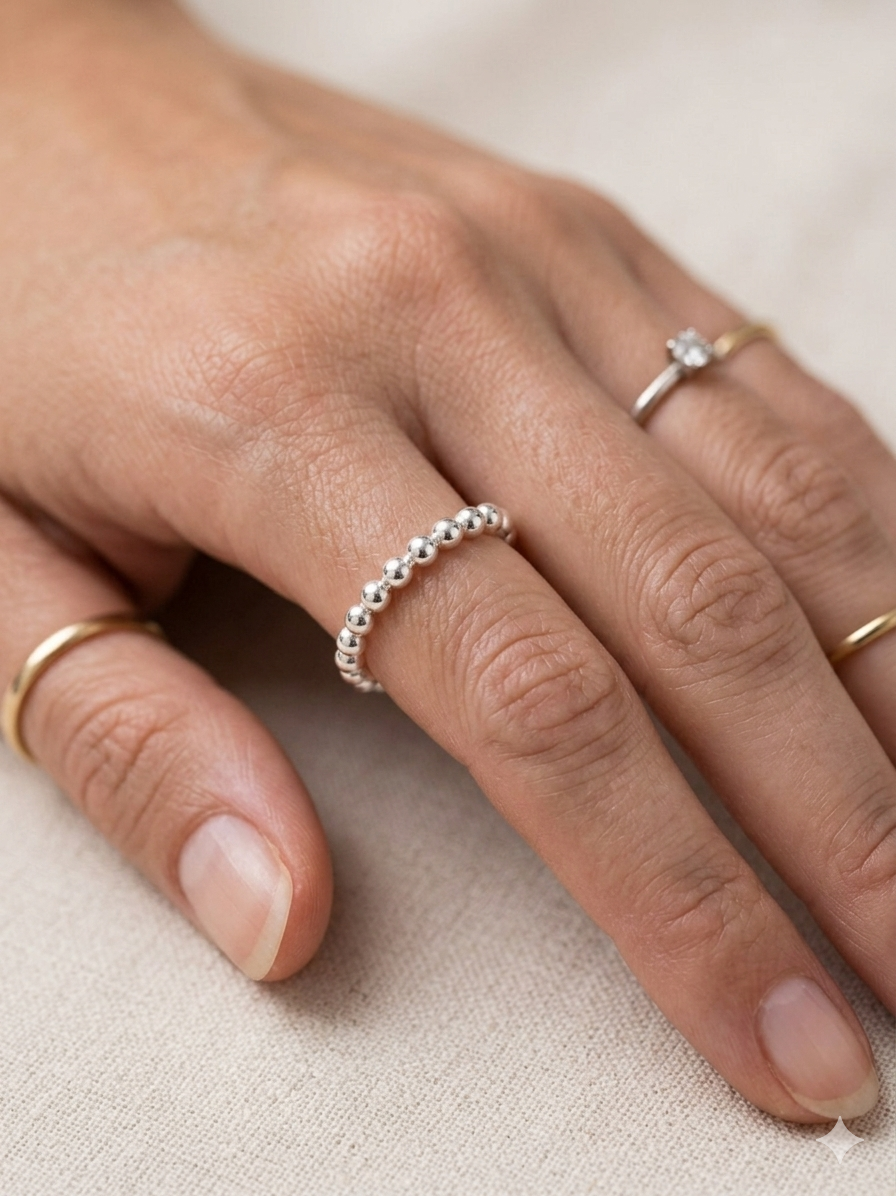 BOBBY Ball Beaded Ring