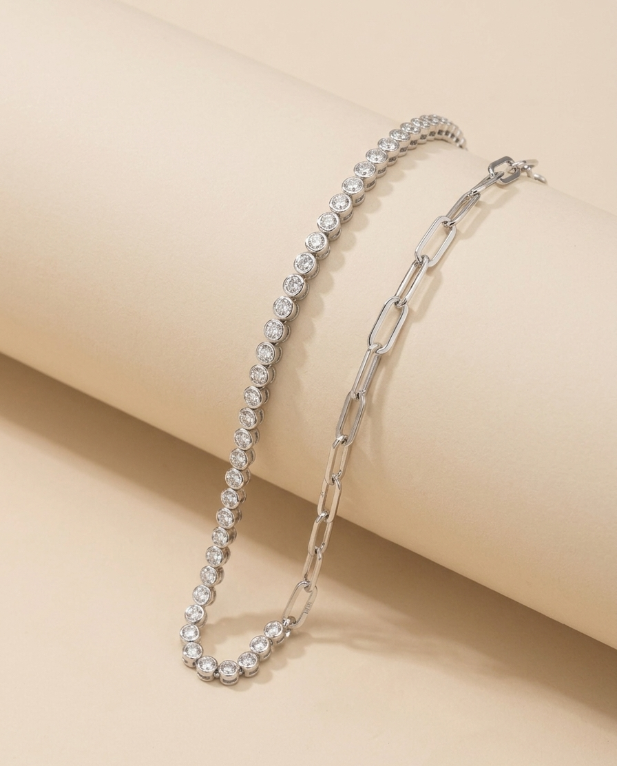 MEGAN Half Tennis Bracelet