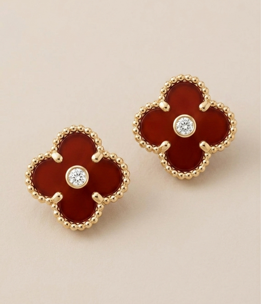 Roselle Clover Earrings