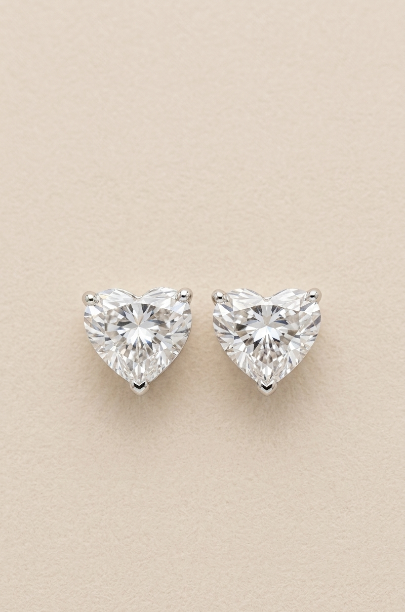 MIA Heart Stud Earrings