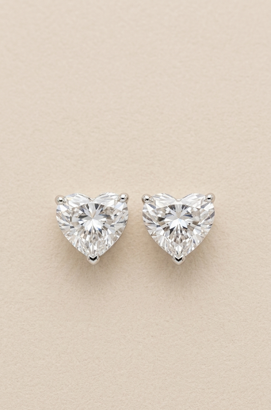 MIA Heart Stud Earrings