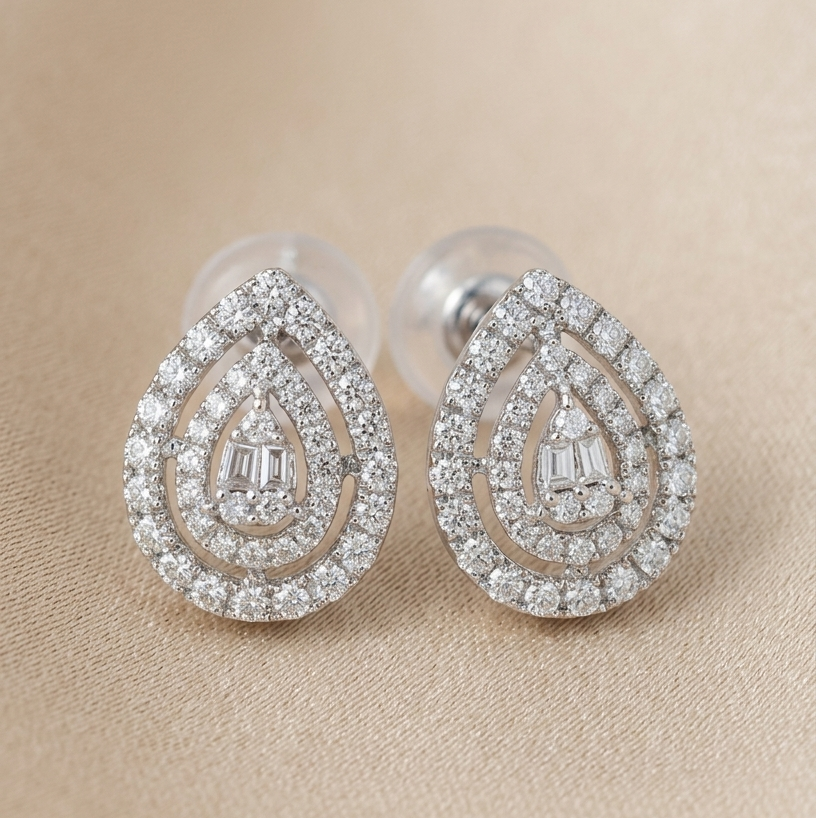 Paris Pear Earrings