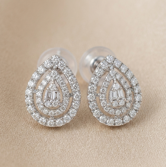 Paris Pear Earrings