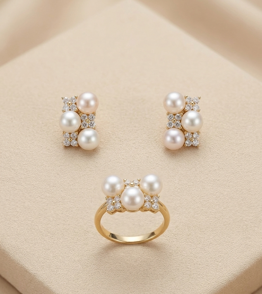 RIVER Akoya Set Pearl