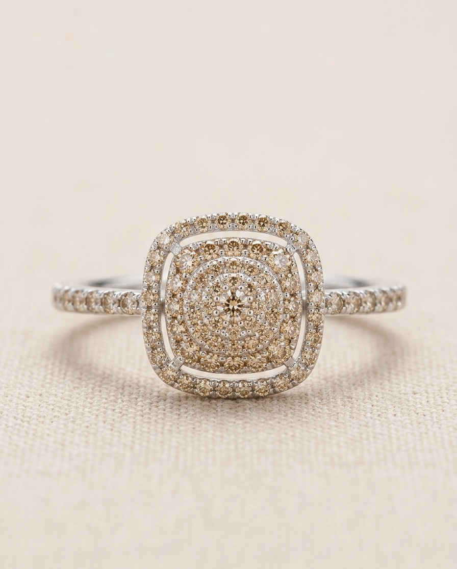 ZOEY Cushion-cut Ring
