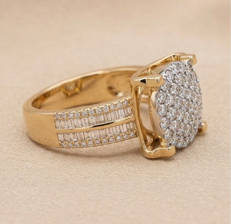 VICTORIA Luxe Square Ring