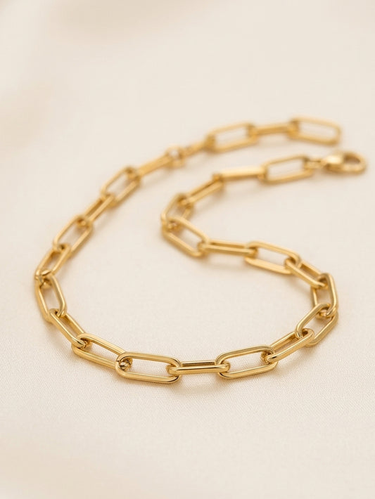 EULA Paperclip Chain Bracelet