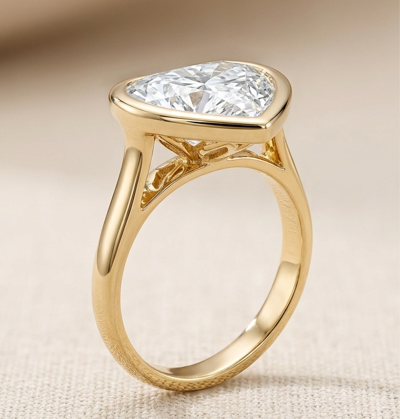 Serena Heart Diamond Ring