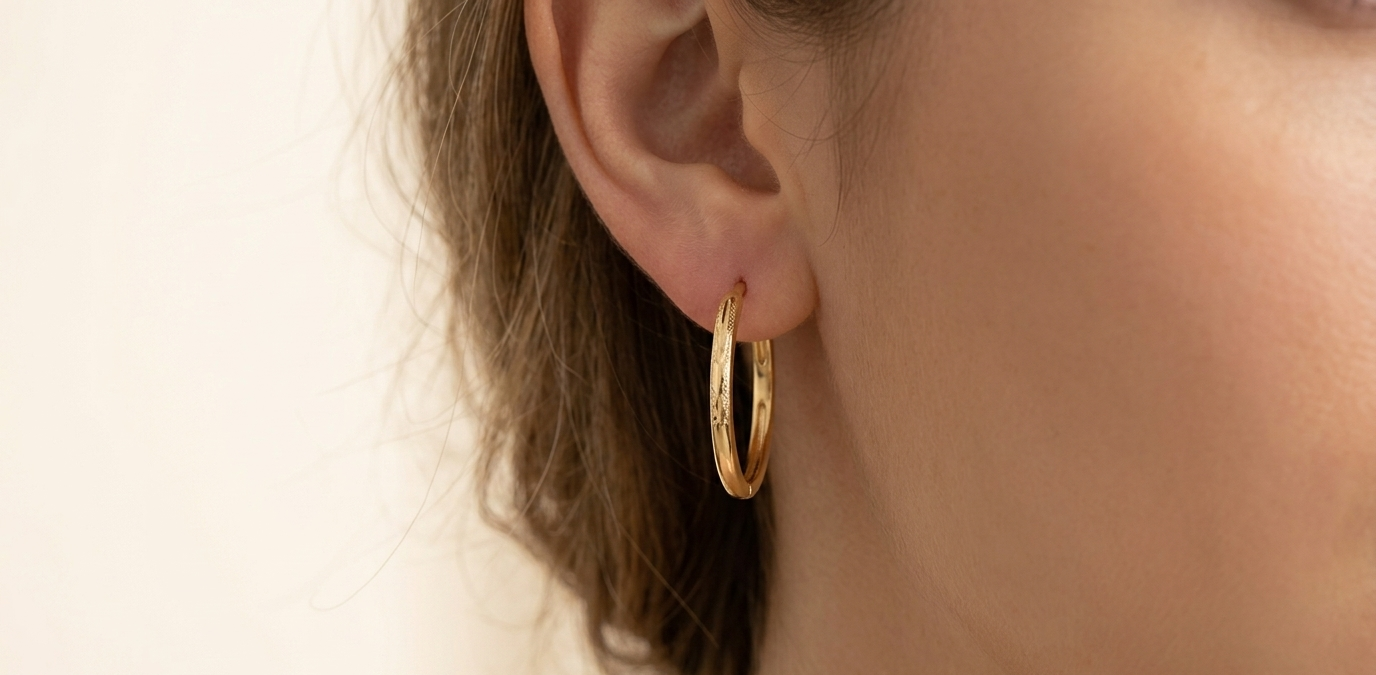 GRACE CZ Hoop Piercing