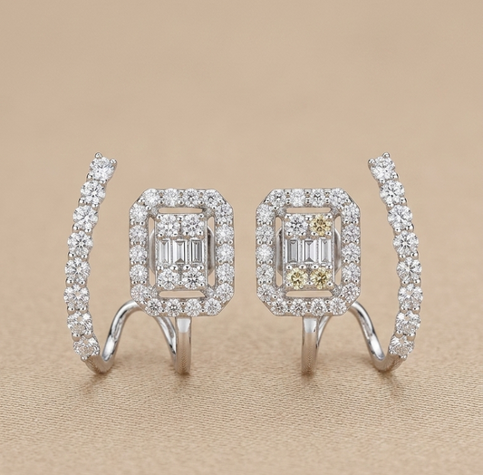 Mira Stylish Diamond Earrings