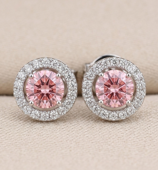 SASA Pink Diamond Earrings