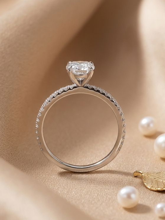 KAILA w/sides Diamond ring
