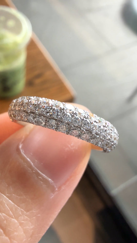 MARGOT Pave Eternity Ring
