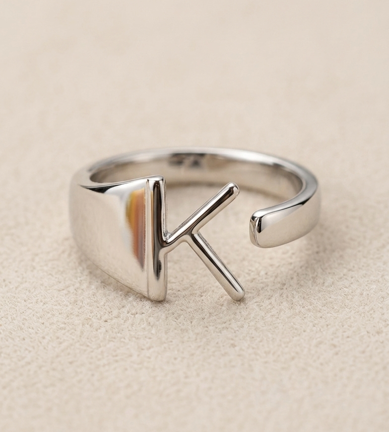 PIPER Letter K Ring