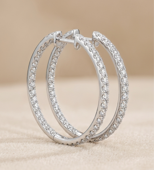 ETERNA In & out Hoop Earrings