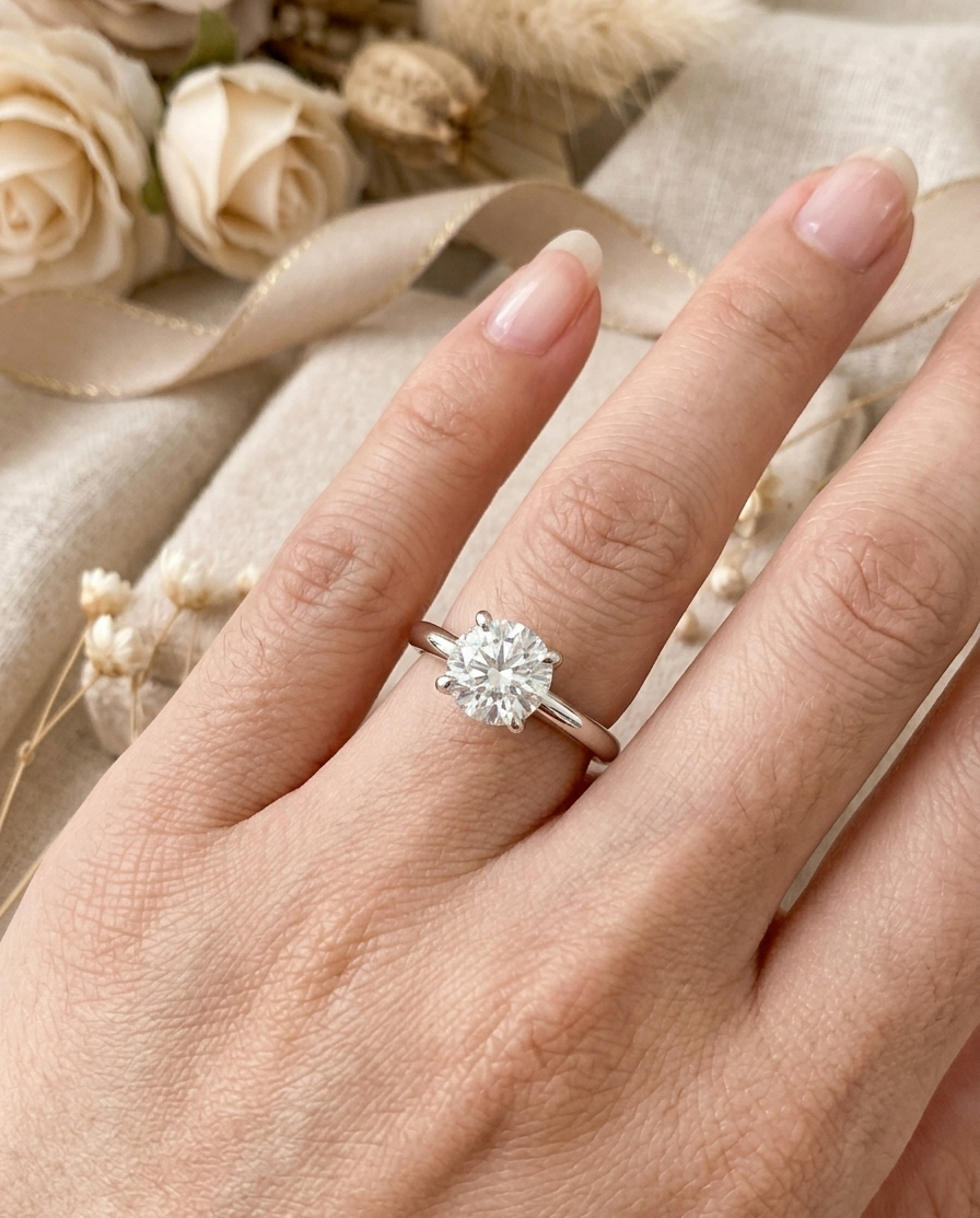 GELA Small Round Ladies Ring