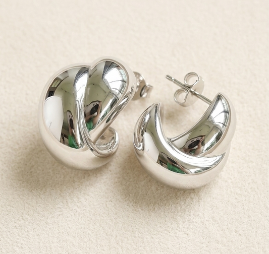 CHROMA White Gold Earrings
