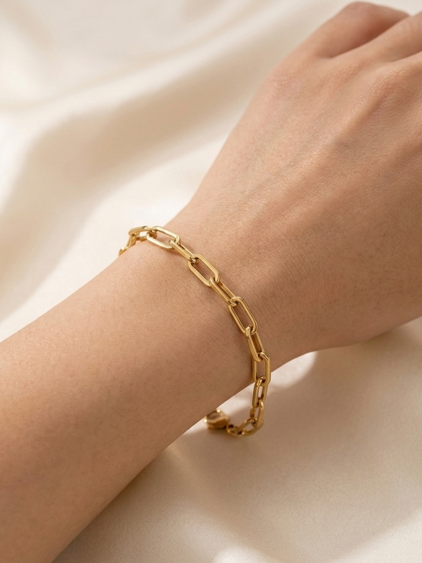 EULA Paperclip Chain Bracelet