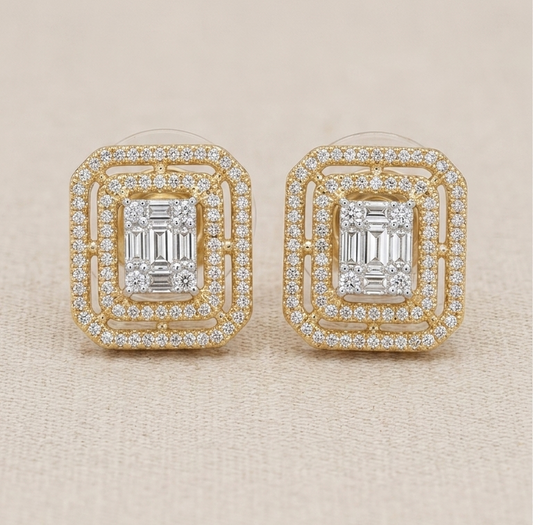 Ezra Diamond Earrings
