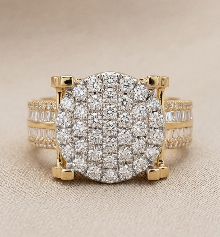VICTORIA Luxe Square Ring