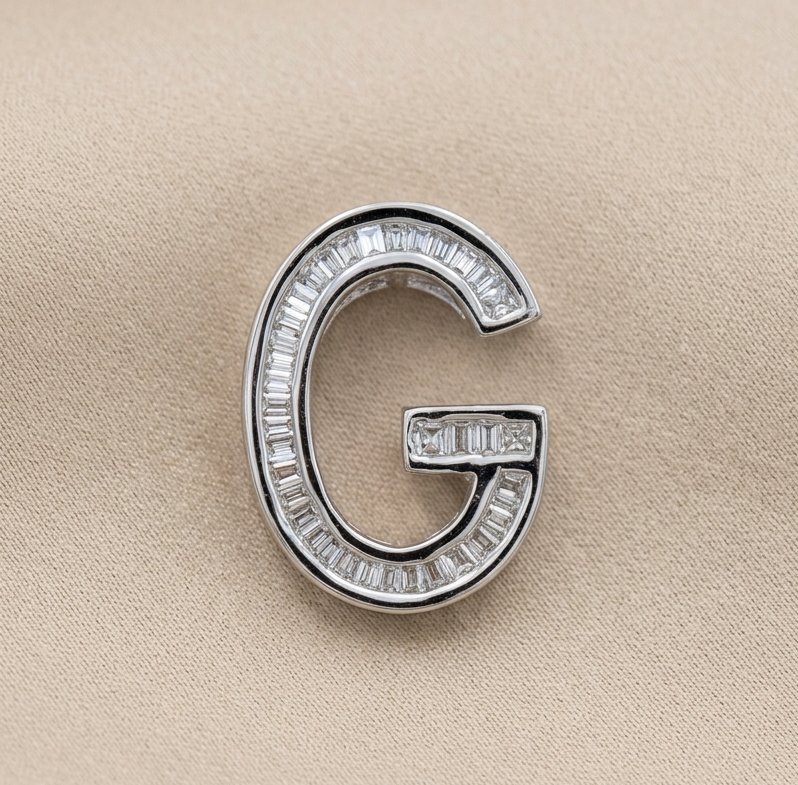 Letty G Diamond Pendant