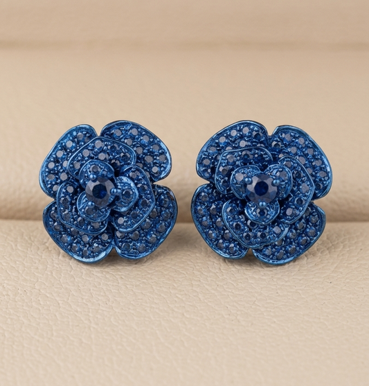 Blaire Blue Sapphire Earrings