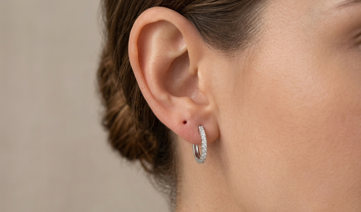 TOPAE SET Hoop Earrings and Ring