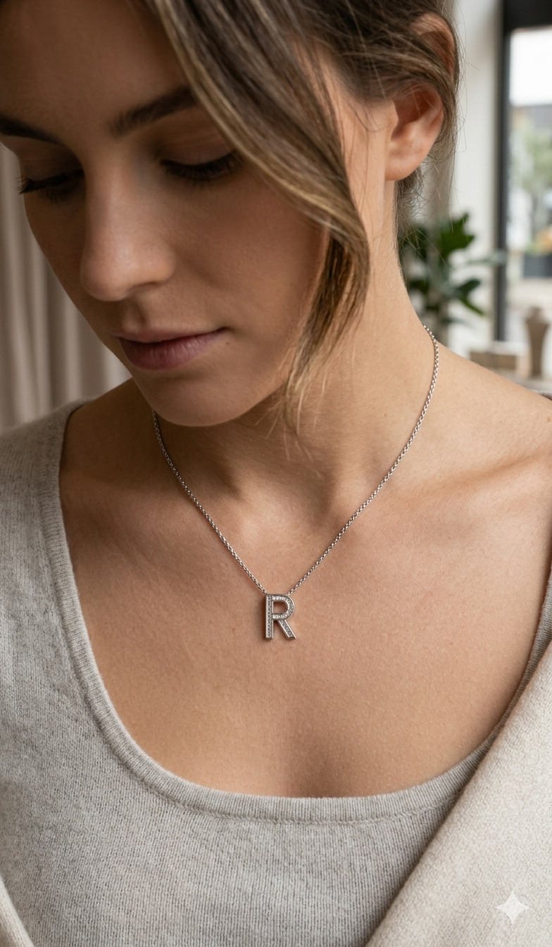 LETTY R diamond Pendant