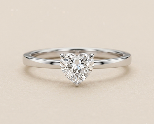 BROOKE heart diamond ring