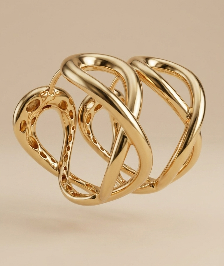 GLORIELLE Infinity Hoop Earrings