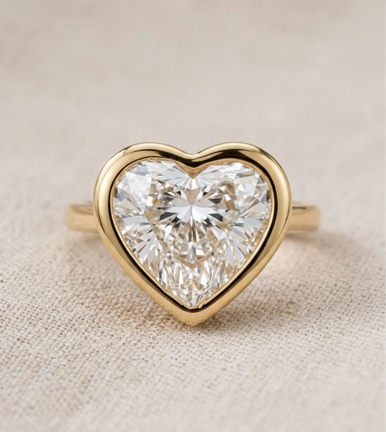 Serena Heart Diamond Ring