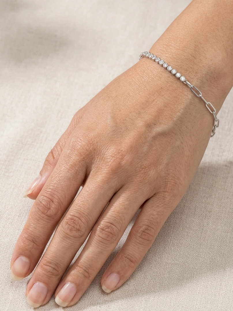 MEGAN Half Tennis Bracelet