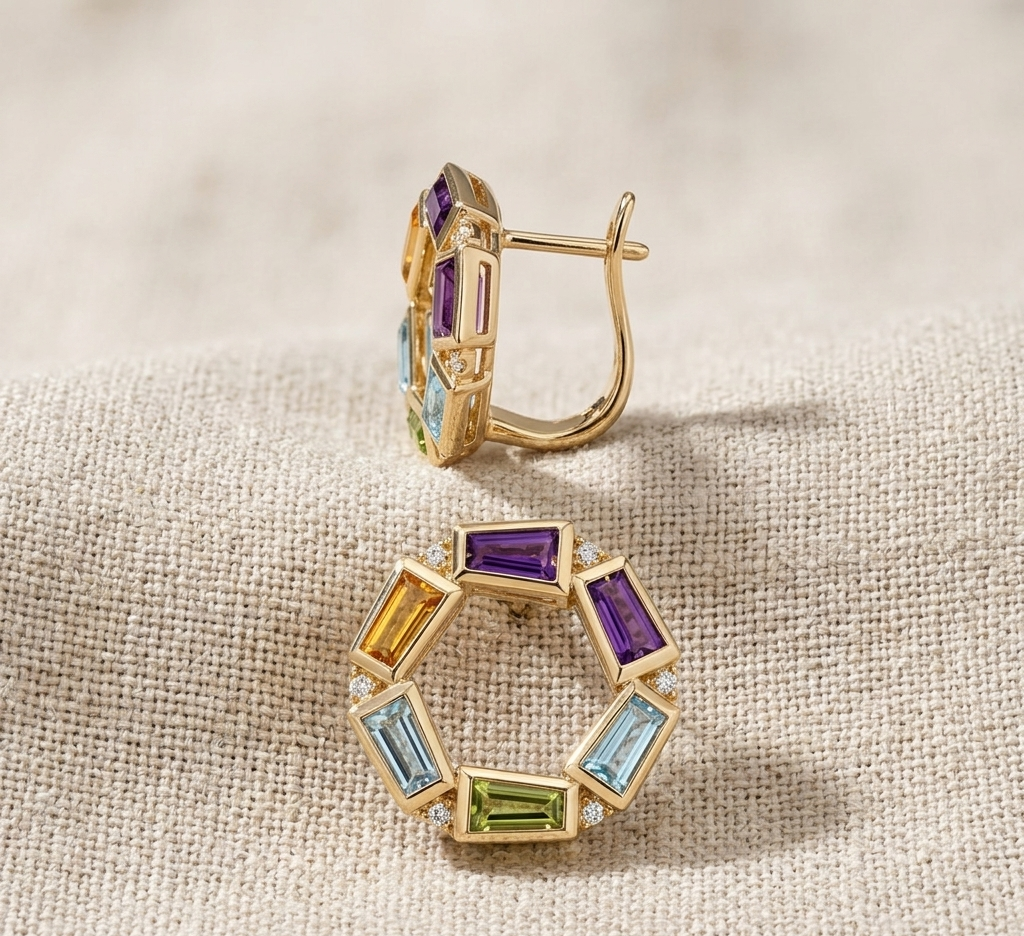 ESTELLE Multi-Color Earrings