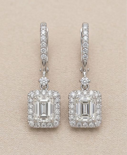 Ema Dangling Earrings GIA