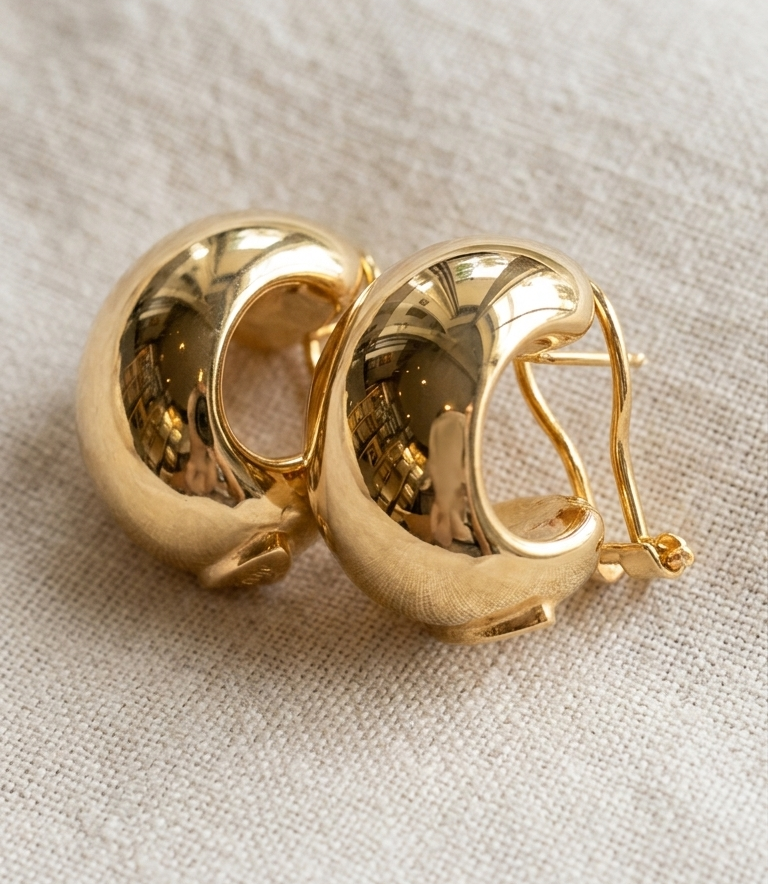 JERICA Chunky Dome Earrings