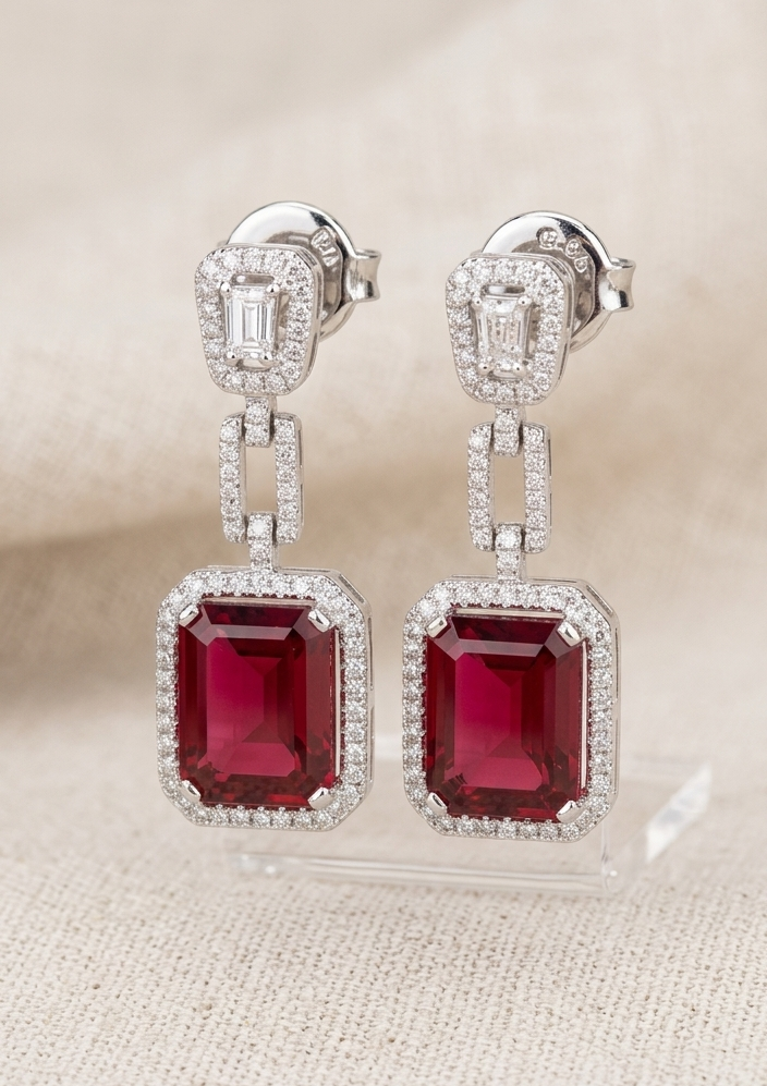 ARLISSE Ruby Dangling Earrings